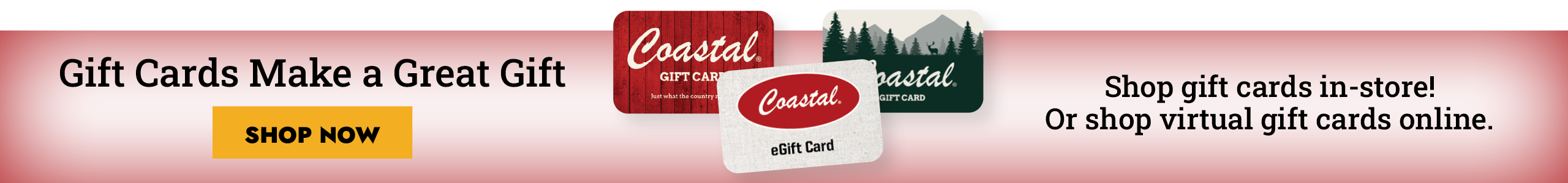 Gift Cards Coastal Country