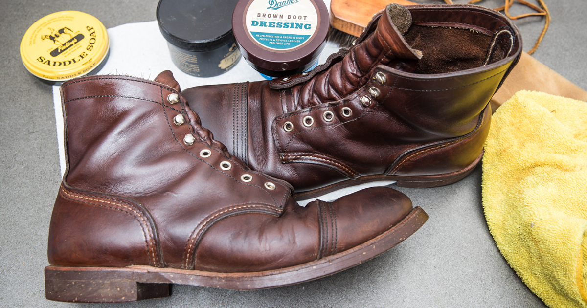 caring for leather hiking boots