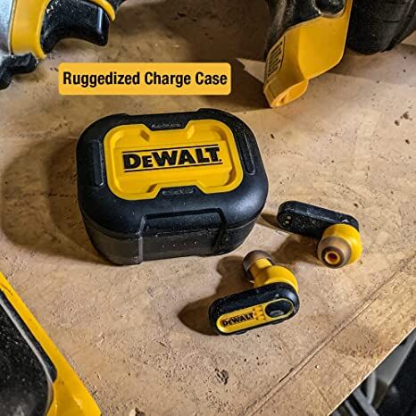 DeWALT Jobsite Pro X1 True Wireless Bluetooth Earbuds Coastal