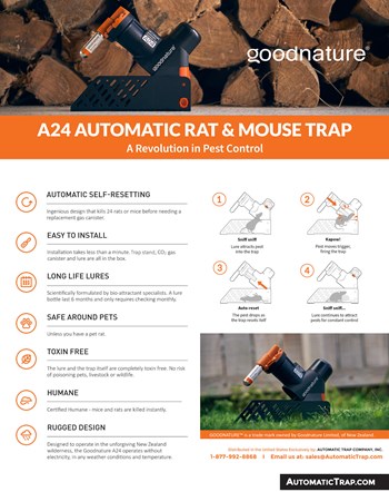 Home Trapping Kit A24 Rat & Mouse Trap with Counter