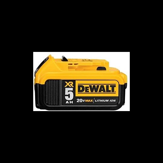 DeWALT 20V Max XR 5.0AH Lithium Ion Battery Pack - Power Tool Accessories, DeWALT
