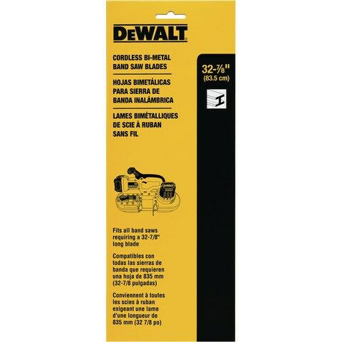 DeWALT Bi Metal Cordless Bandsaw Blade Power Tools DeWALT