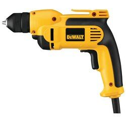 DeWALT 3 8 In VSR Pistol Grip Drill with Keyless Chuck Power