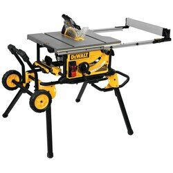 Dewalt 10 jobsite table saw with store rolling stand