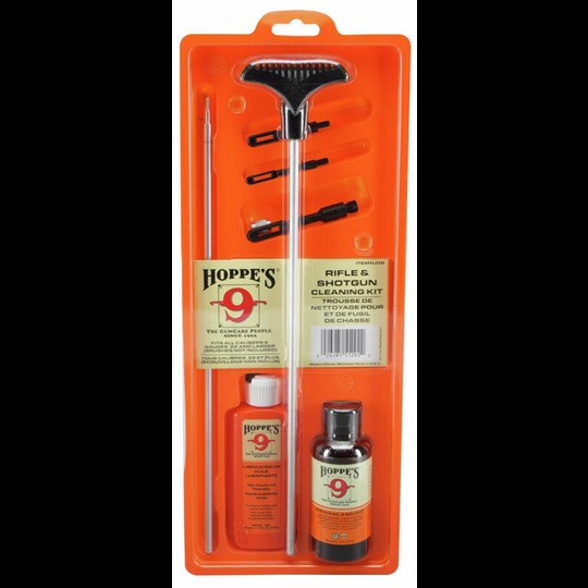 Rifle & Shotgun Cleaning Kit with Aluminum Rod - Cleaning & Maintenance, Hoppe's
