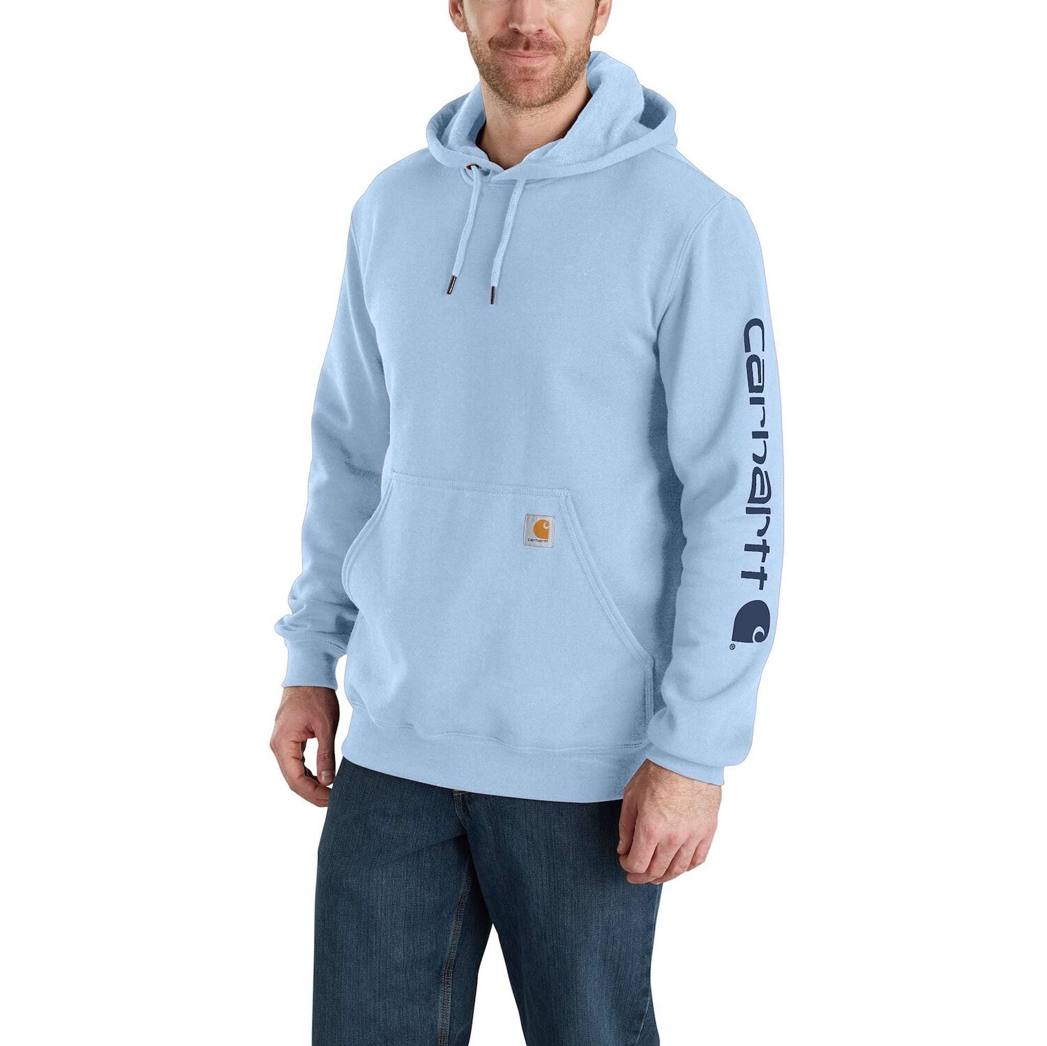 Carhartt best sale hoodie blue