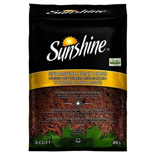 Sun Gro Sunshine Canadian Sphagnum Peat Moss - 3.8 CU FT