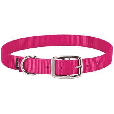 Weaver Leather Goat Collar - Hot Pink, Nylon, 3/4 in