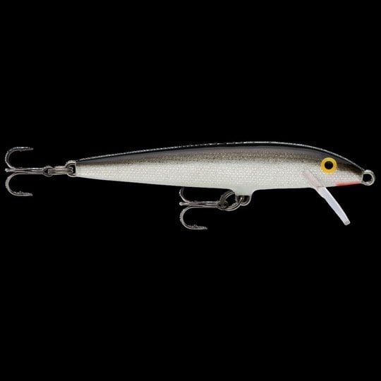 Original Floating® F09S Hard Bait Lure Wood Silver 3.50 Overall