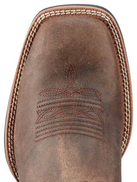 Men's wide square sale toe western boots