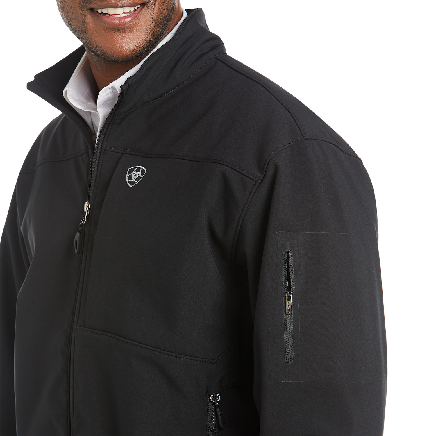 Men's Vernon 2.0 Softshell Jacket in Black - Outerwear | Ariat