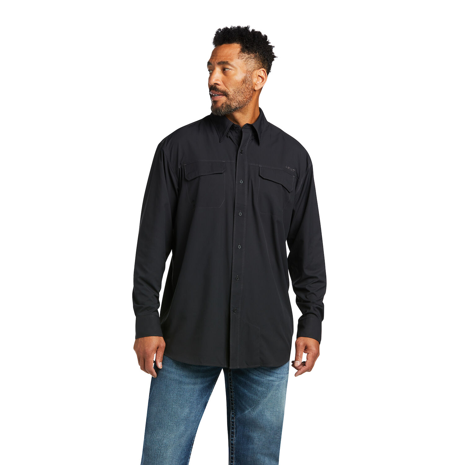 Ariat Men's VentTEK Outbound Classic Fit Shirt in Black - Shirts ...