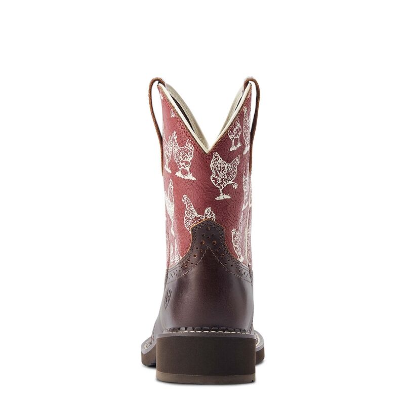 Women s Fatbaby Heritage Farrah Western Boot in Brown Western