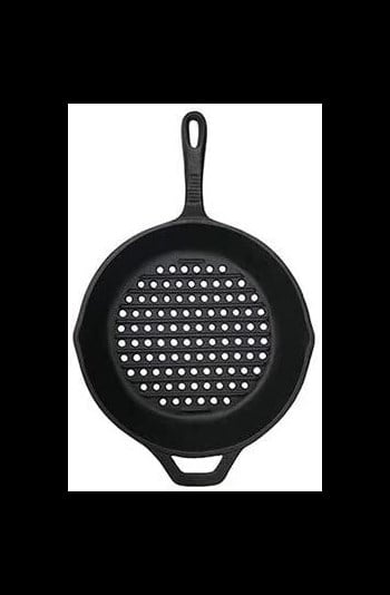 BBQ Grill Pan Cast Iron Skillet with Holes for Searing - China Pan and BBQ  price