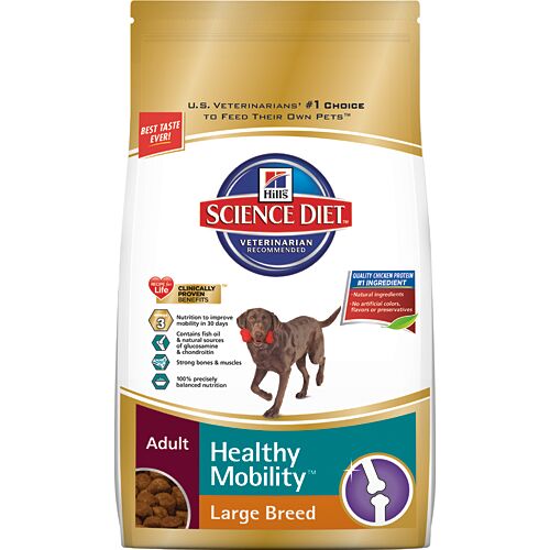 Hill s Science Diet Healthy Mobility Large Breed Chicken Rice Barley Adult Dry Dog Food 30 Lb Bag Dog Food Hill s Pet Nutrition CoastalCountry