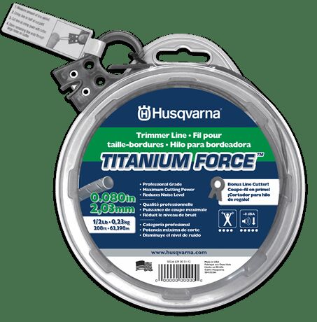 Titanium Force Trimmer Line .080 X 400' - Trimmers Husqvarna