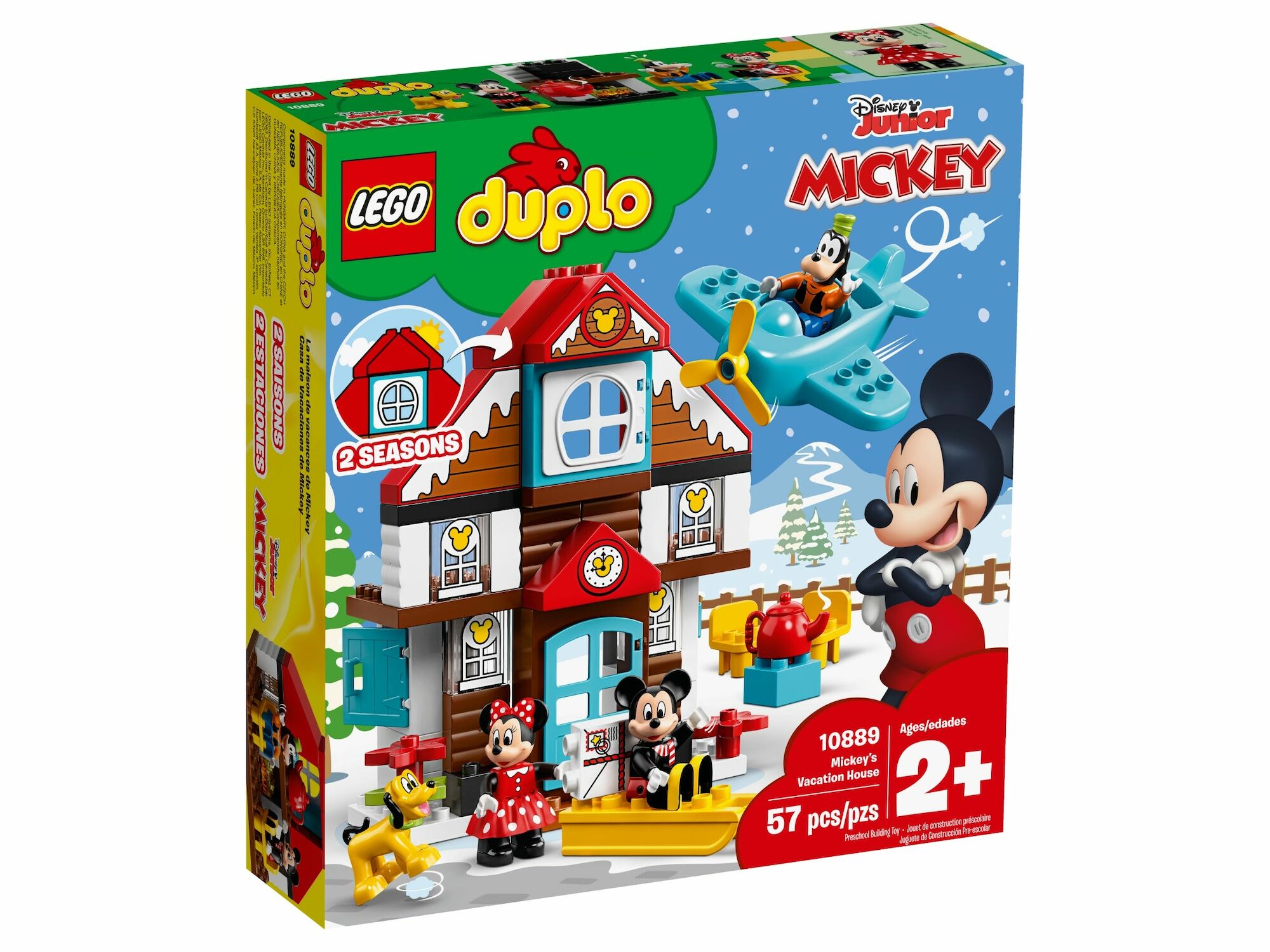 Lego Duplo Disney Mickey's Vacation House 10889 Toy House Building