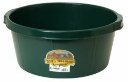 Little Giant 70 Quart Outdoor Polyethylene Muck Tub Multi Purpose Utility  Bucket with Handles, for Gardening and Farming, Hot Pink