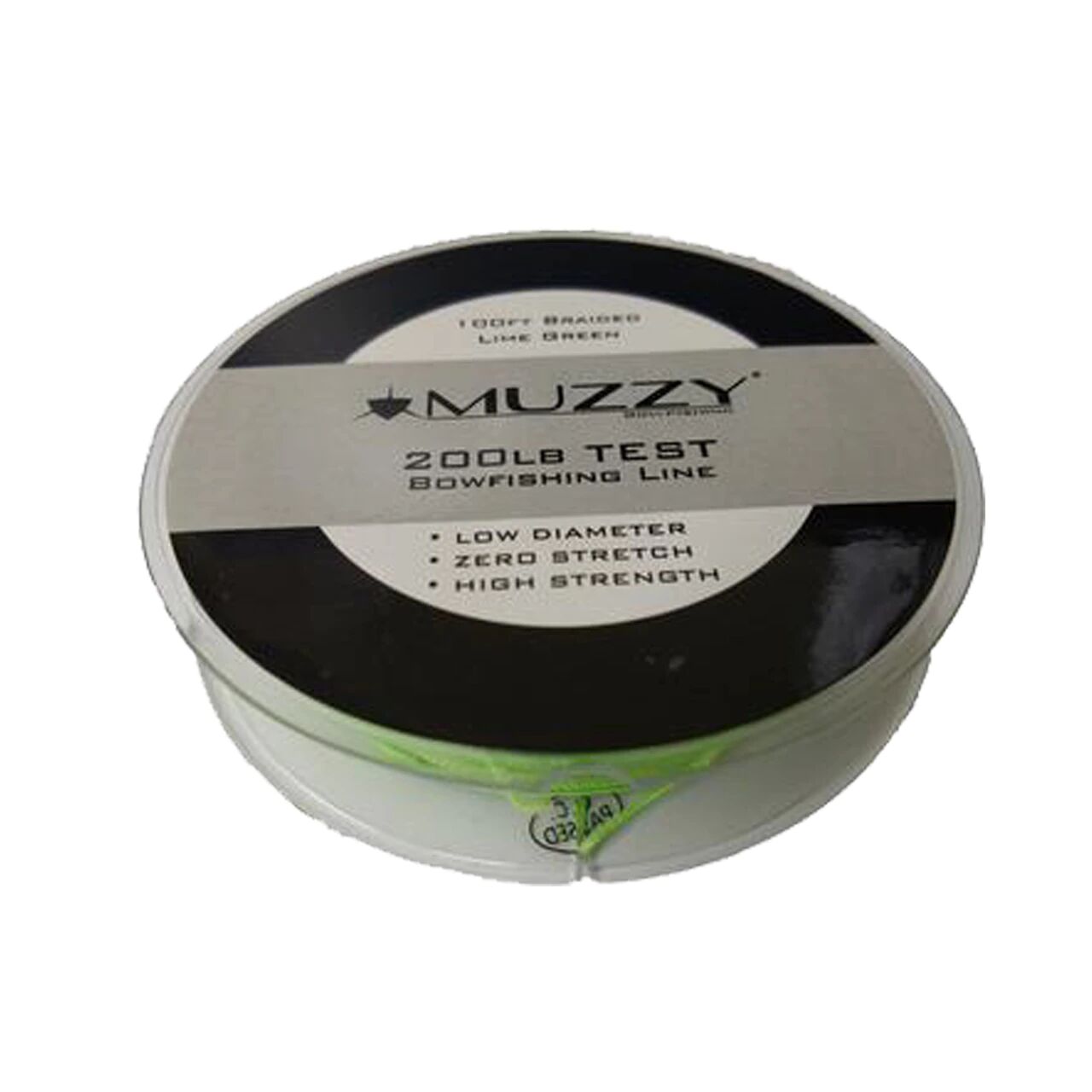 Muzzy 1078 Bow Fishing Line Lime Green 200  