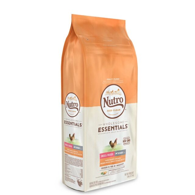 nutro dog food orange bag