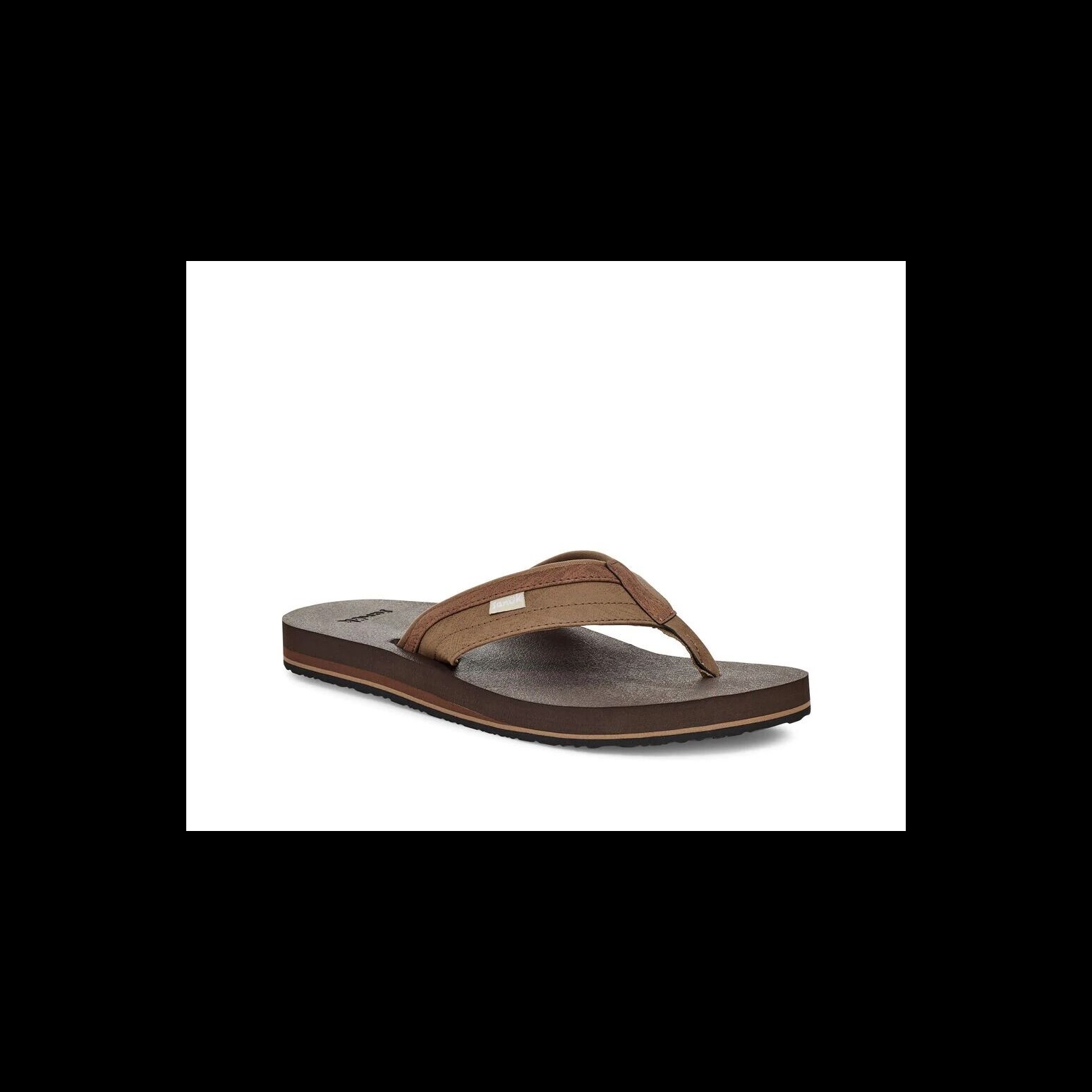 Sanuk Mens Ziggy Slip On Water Resistant Thong Sandals 