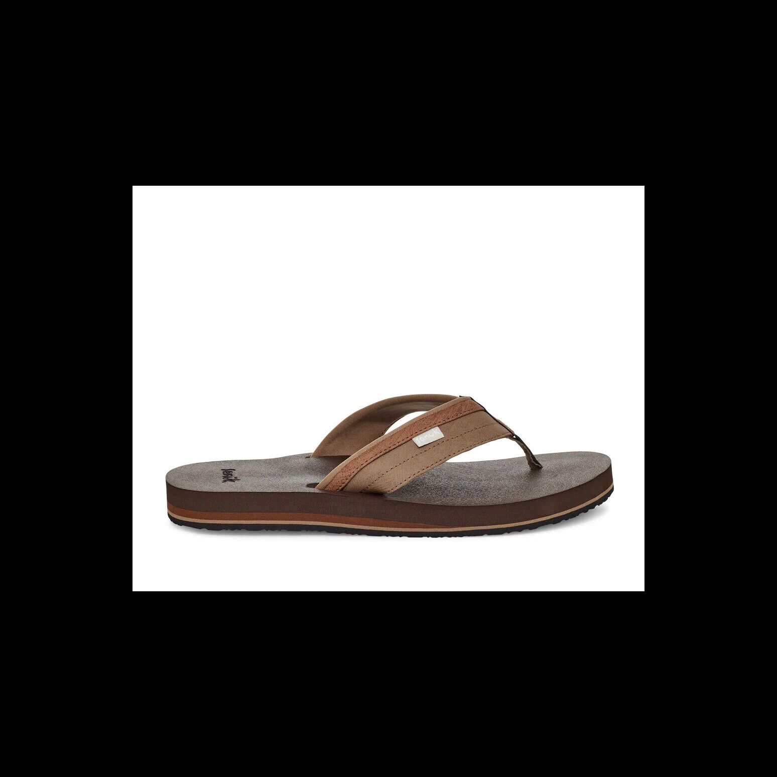 Sanuk Stripes Multi Color Gray Sandals Size 8 - 63% off