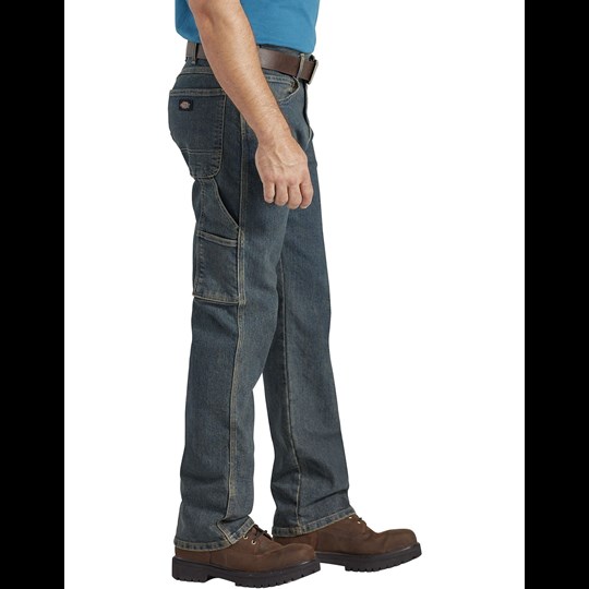 Men's Dickies Relaxed Fit Denim Carpenter Jeans, Work Boots Superstore