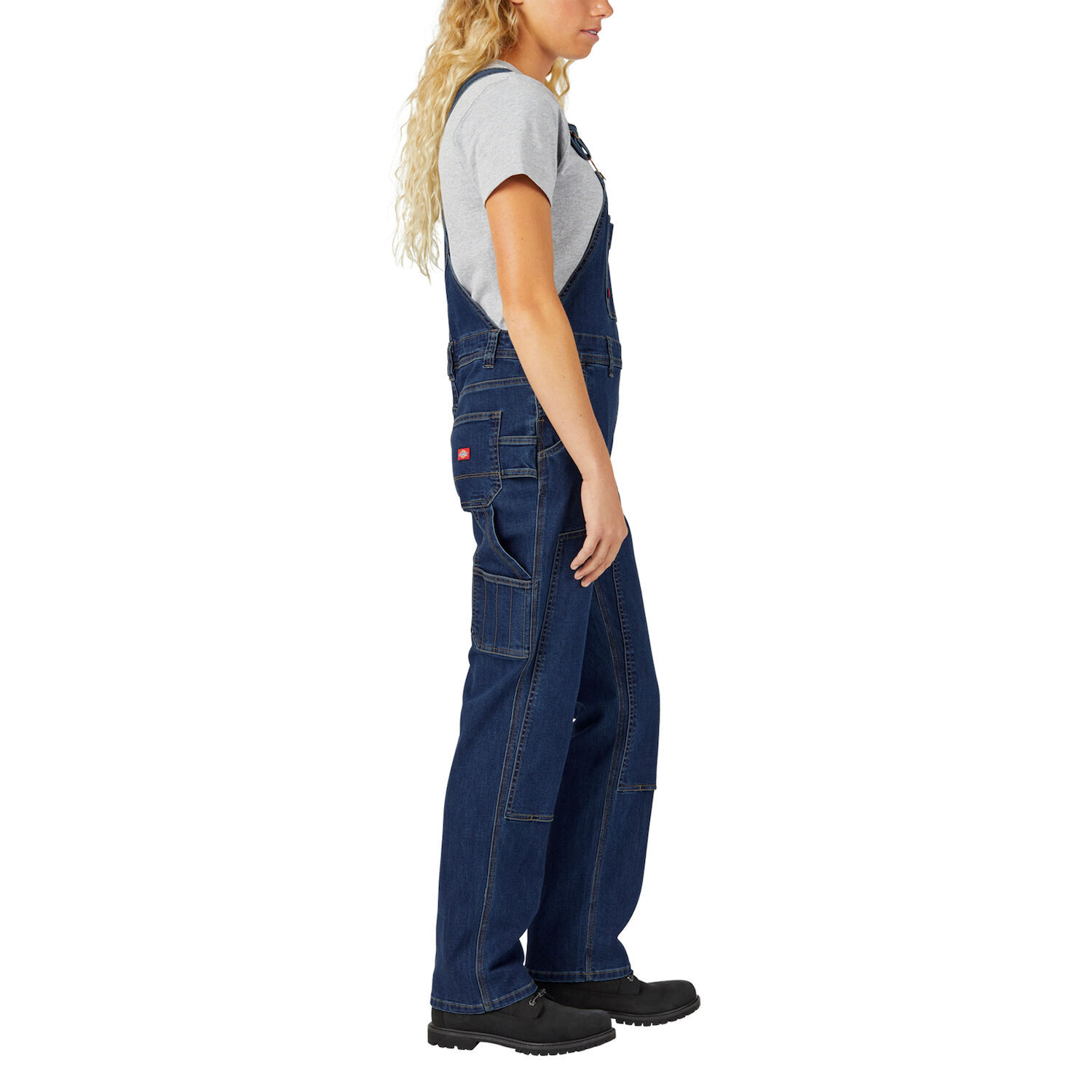 Women's denim hot sale bib overalls