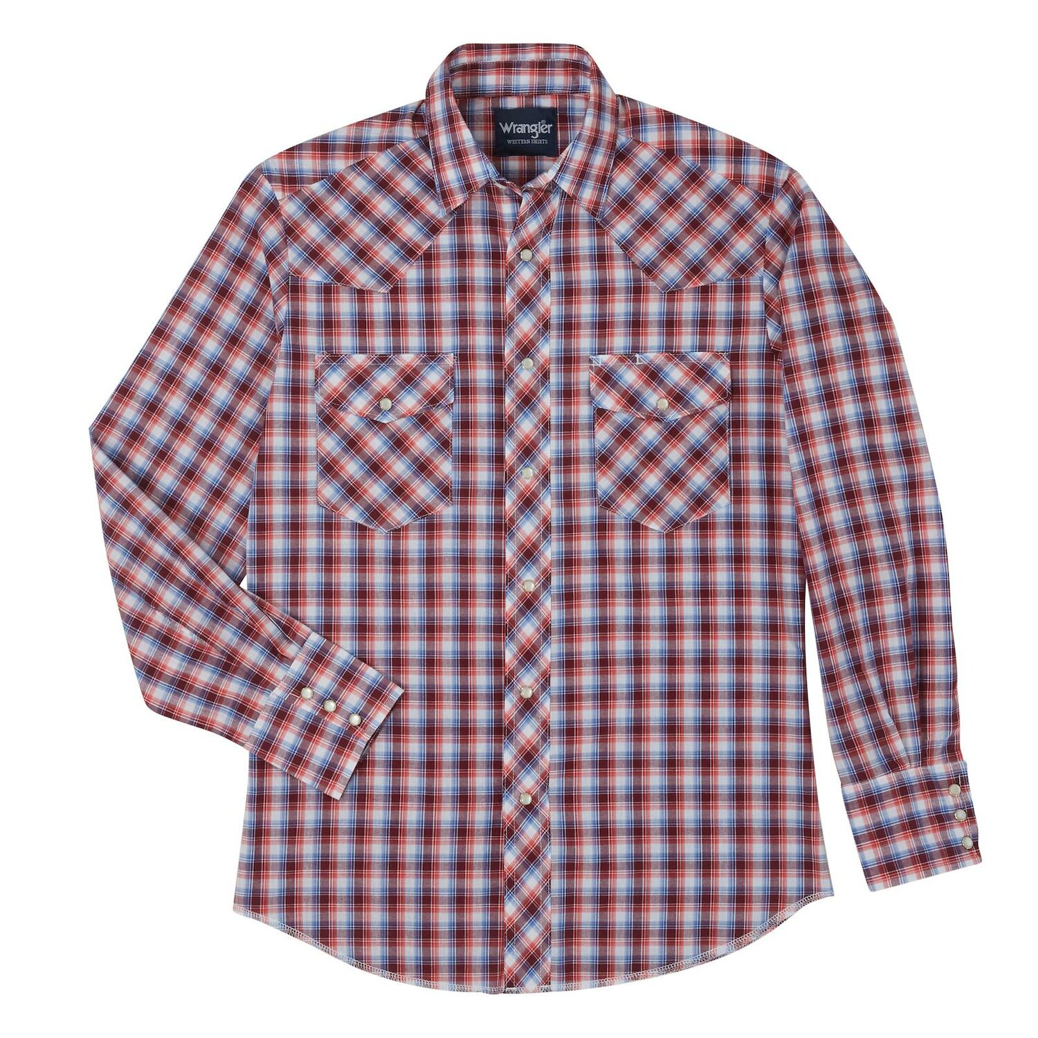 Mens Button Up Long Sleeve Western Shirt