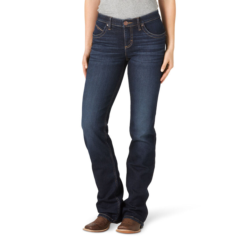 Wrangler® Women's The Ultimate Riding® Jean Q-Baby Mid Rise Boot Cut in ...